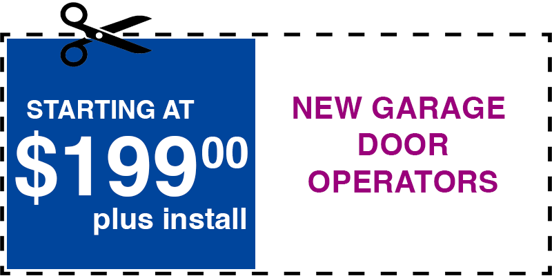 199 garage door operators Bayside