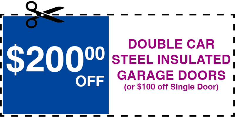 200 off garage door repair Bayside
