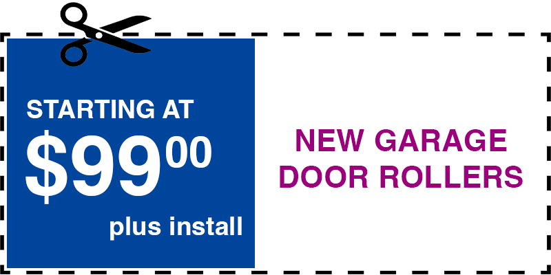99 new garage door rollers Bayside